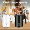 Kettles 0.5L Small Electric Tea Kettle, Double Wall Hot Water Boiler, Portable Travel Electric Kettle Fast Boil for Tea and Coffee