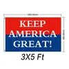 Banner Flags Making Keep America Great encore une fois Donald Trump 2024 Banners United States Présidents in Red Blue Color Drop Livrot Home G OTCVO