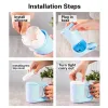 Removers Outdoor portable pet dog paw cleaner cup soft silicone foot washer clean dog paws one click manual quick feet wash cleaner