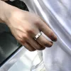 Pierścienie Pierścienie Pierścienie, wysoko wypolerowane pierścienie z węglików wolframowych dla mężczyzn Wedding Flat Top z czarnym kolorem CZ, bezpłatna wysyłka, dostosowana