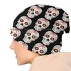 Berets dzień martwej panny młodej czapka słoneczna słodka czaszka cukrowa dziewczyna Halloweenshirt zombie gotycka di de los muertos