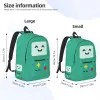 Tassen BMO Robot Backpack voor kinderen en volwassenen Schooltas Student Adventuretime Cartoon Game Robots Bookbag Boy Girl Travel Bag Daypack