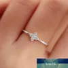 Wholesale S925 Sterling Silver Zircon Fine Ring Women's Exquisite Niche Design High-Grade Temperament All-Match Silver Ring