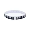 100pcs piano key silicone rulet bracelet رائعة للاستخدام في أي هدية فوائد لعشاق الموسيقى 260n