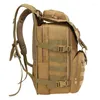 Sac à dos sac tactique Men Hommes armée de randonnée extérieure pochette imperméable d'escalade de roc de camping mochila