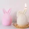 Ceramics Easter Ornament Rabbit Silicone Candle Mold DIY Handmade Faceless Egg Bunny Soap Plaster Resin Molds Home Decor Craft Gift