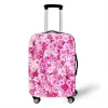 Tillbehör Pretty Flower Bagage Protective Covers For Travel AnitDust Trolley Cases Cover Elastic Rose resväska Täcktillbehör