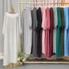 Qnpqyx ramadan abaya femme muslim hijab klänning kalkon kaftan kaftan muslim för kvinnor vestido islam gudstjänst klädrock