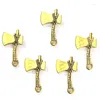 Charms 10 stcs 5color Axe ketting sleutelhanger armband hanger sieraden maken handgemaakte DIY -benodigdheden 28 17 mm J213