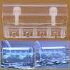 Accessories New Clear 4 Hose Version PC Soft Tube Fixture Holdermounter For Dosing Pump Fish Tank Aquarium Air Reef marine Tank pipe divider