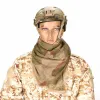 Obuwie taktyczna siatka oddechowa szalik sniper twarz welon szaliki siatka wojskowa kamuflaż szalik