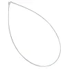 Colliers Elegant Simple Choker Colliers Collier pour femmes Real Pure 925 Bijoux en argent sterling 16 18 20 22 24 pouces