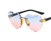 Designer Kids Protection UV Lunettes de soleil Les enfants aiment le cœur Crystal Crystal Lunettes de soleil Boys Filles Lunes Océan Eyeglasse SU6315594