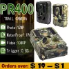 Kameras PR400 Infrarotjagdkamera 12MP 1080p Nachtsicht Wildtiere Scouting Camera Infrarot Hunting Trail Kameras Monitor wasserdicht