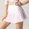 Röcke Tennisfrauen Golf pleite hohe Taille Skort Sport Fitness Shorts Running Athletic Rock Kee