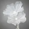 Organza ręcznie robione z maku Big Flower Wedding Road Guide Chrysanthemum DIY Dekoracja okna 50cm60cm70cm 240419