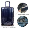 Accessories New 2030inch Luggage Cover Transparent Protector Waterproof Thickened Suitcase Cover PVC Rolling Cover for Traveling Suitcase