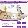 Controle Atuban 3in1 Automático Toys de gato interativo