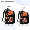 Backpacks Anime Genshin Impact Kawaii Backpack Klee Red Stylish Backpacks Men Travel Big High School Bags Colorful Rucksack