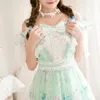 Party Dresses Princess Sweet Lolita Candy Rain Dress Japanese Lace Pringting Maid Cosplay A-line C22AB7162