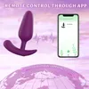 Zwfun Silicone Anal Plug med appens fjärrkontroll som vibrerar för vuxna anal vibrator för män och kvinnor nöjesanalplugg