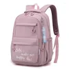 Bolsas de escola Mulheres Moda de grande capacidade Mochila fofa para adolescentes Primary Student Casual Girl School School Book Pack Pack Travel Bag