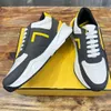 Diseñadores Men Flow Sneakers Zapatos Fashion Fashion Vintage Casual Shoes Platform de cuero empalmado zapatos de papá Tamaño de alta calidad39-44
