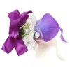 Decoratieve bloemen delicate simulatie bloem corsage bruidsmeisje bruid broche huwelijksbenodigdheden