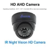 Lente Jienuo 4K HD AHD Câmera Dome Securidade de segurança Visão noturna infravermelha 720p 1080p 5mp TVI CVI CCTV 2MP Video Home Cam Monitor