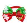 Apparel Handmade Christmas Holiday Dog Pet Cat Collar Bow Tie Adjustable Neck Strap Grooming Accessories Supplies