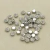 Necklaces New Arrival! 6mm 300pcs Zinc Alloy Flat Base Flower For Handmade Necklace/Earrings DIY Parts Jewelry Findings&Components