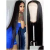 Percrícios sintéticos 30 40 polegadas de renda reta Fronteiro Brasileiro 13x4 Cabelo humano frontal Para mulheres negras 13x6 HD DROP DROW DRESA DH5GH