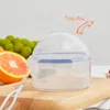 Storage Bottles Reusable Food Saver Box Vegetable With Cover Multifunctional Lettuce Container Lid Refrigerator Clear