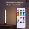 Lâmpadas de mesa Luz de mudança de cor LED de barra colorida RGB dinâmica com controle remoto para o monitor de quarto de luz de fundo da TV para jogos