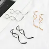 Other Simple Spiral Threader Earrings Irregular Helix Wave Curve Ear Line Cuff Stainless Steel Dangling Earring Women Fashion Jewelry 240419