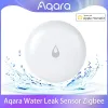 Control Aqara Water Leak Sensor Zigbee Water Immersing Sensor Detector Alarm Security Soaking Sensor Smart Home For Xiaomi Homekit