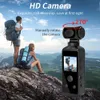 4K Ultra HD Pocket Action Camera Rotatable Vlog WiFi Mini Sports Cam Waterproof Case Helmet Travel Bicycle Driver Recorder 240407