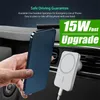 15W Magnetic Wireless Charger Car Air Vent Mount Phone Holder Fast Charging Station för iPhone 15 14 13 Pro Max Samsung Xiaomi