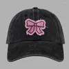 Ball Caps Girl Bowknot Patches Baseball Hat Eye Catching Travel Gathering Visors Teens Sports For Cycling Hiking Sun