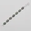 Связанные браслеты красно -зеленый Zoisite Stone Beads Bracelet Brangle 8 -дюймовые украшения для женщины подарки G060