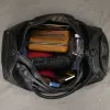 Bolsos hombres Bag de viaje de cuero genuino Duffel Gran capacidad Bag Bag Black Man Black Man Bolsa de fin de semana Libra