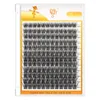 False Eyelashes QSTY 144 Clusters 10/12/14/16mm Mixed Wide Cluster Eyelash Individual Grafting Fake Eyel