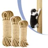Brinquedos de corda de sisal de sisal gato rascunho corda árvore arranhando brinquedo diy pata mobiliário protetor de mobília arranhando pós -gatos acessórios