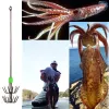 Accessories ICERIO 5/10/20/50PCS Stainless Steel Double Layers Umbrella Hook Squid Cuttlefish Octopus Fishing Jig Hooks