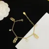 Klasyczna bransoletka projektantowa dla kobiet złote wisiorek Naszyjniki projektanci luksusowe biżuterię Naszyjnik bransoletki Dziękczynienia Prezent F2210262H