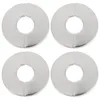 Robinets de cuisine 4 pcs couvercle de trou rond décoratif pour les plaques de plomberie à eau murale décoration en acier inoxydable