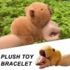 Creative Plush Keychain hangers Simulatie Capibara Kawaii Anime Fluffty Toy Gooded Animals Poll Water Pig Birthday Gifts 240420