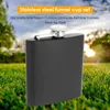 Hüftflächen 8oz Tragbares Flagon Matt Mini Edelstahlflaschen-Leckschutzgerät für Wander- und Reisegetränke im Freien