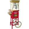 Makers Popcorn Maker Machine, carrello professionale con bollitore da 8 once che costituisce fino a 32 tazze di popcorn vintage in stile cinema