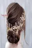 YouLaPan HP278 Wedding Hair Accessories Rose Gold Hair Pieces Headband Women Tiara Wedding Headpiece Flower Bridal Headwear X06255233522